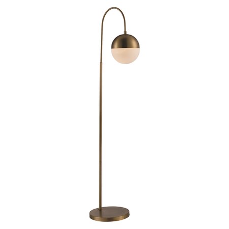 Trans Globe 1Lt Floor Opal Ball Cane-Sg RTL-9066 SG